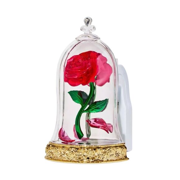 Bath & Body Works Disney Princess Wallflower Plug In Belle Rose nightlight NEW - Picture 1 of 9